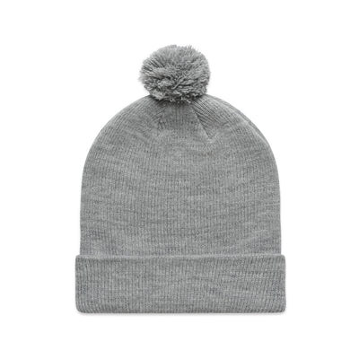 Pom Pom Beanie 1124 - Grey Marle