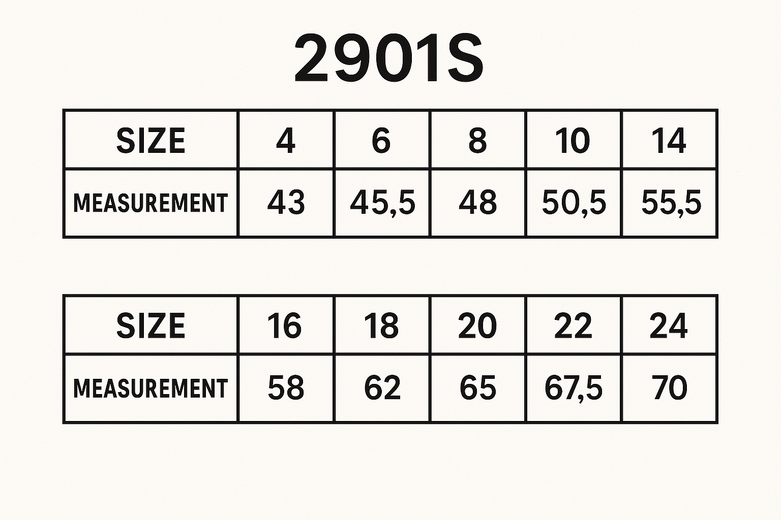 Ladies Toorak S/S Shirt size chart