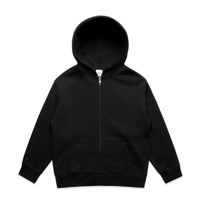Youth Relax Zip Hood 3039 - Black