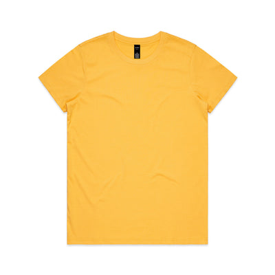 Wo's Maple Tee 4001 - Yellow