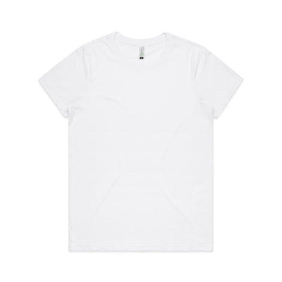 Wo's Maple Organic Tee 4001G - White