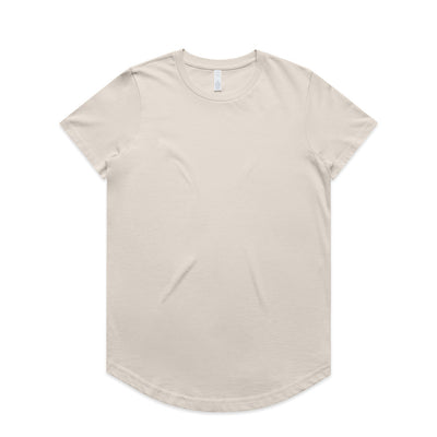 Wo's Maple Curve Tee 4024 - Bone