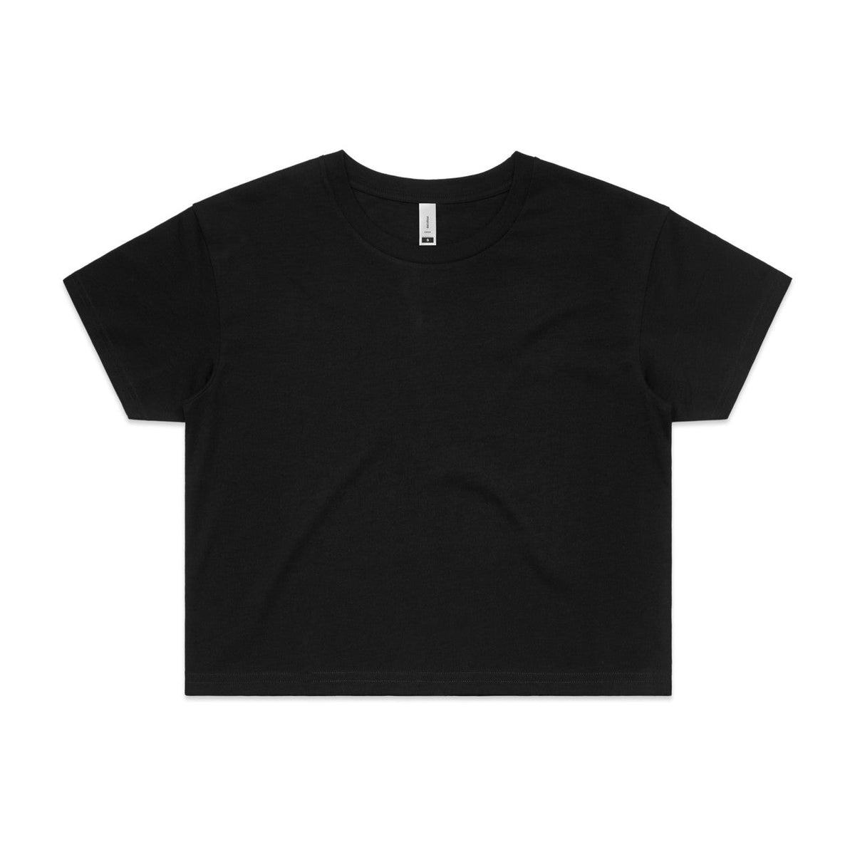 Wo's Crop Tee 4062 - Black