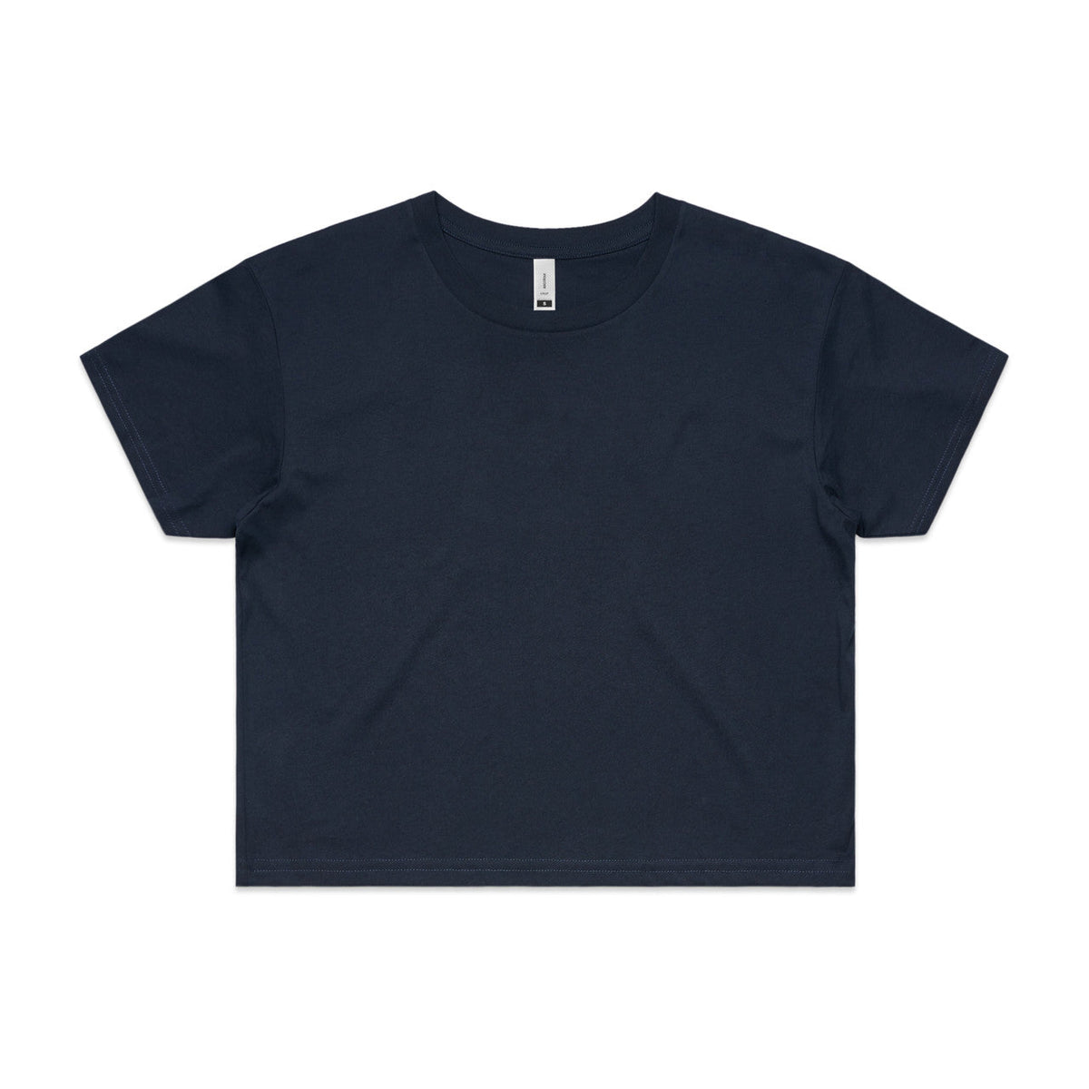 Wo's Crop Tee 4062 - Navy