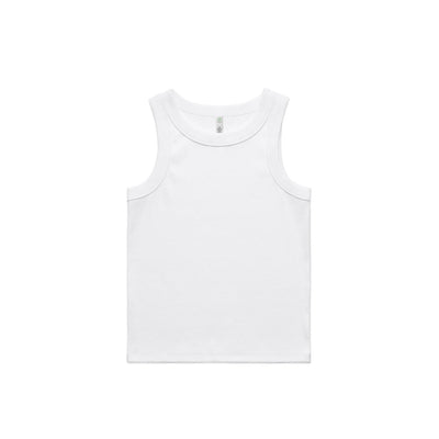 Wo's Organic Rib Tank 4063G - White