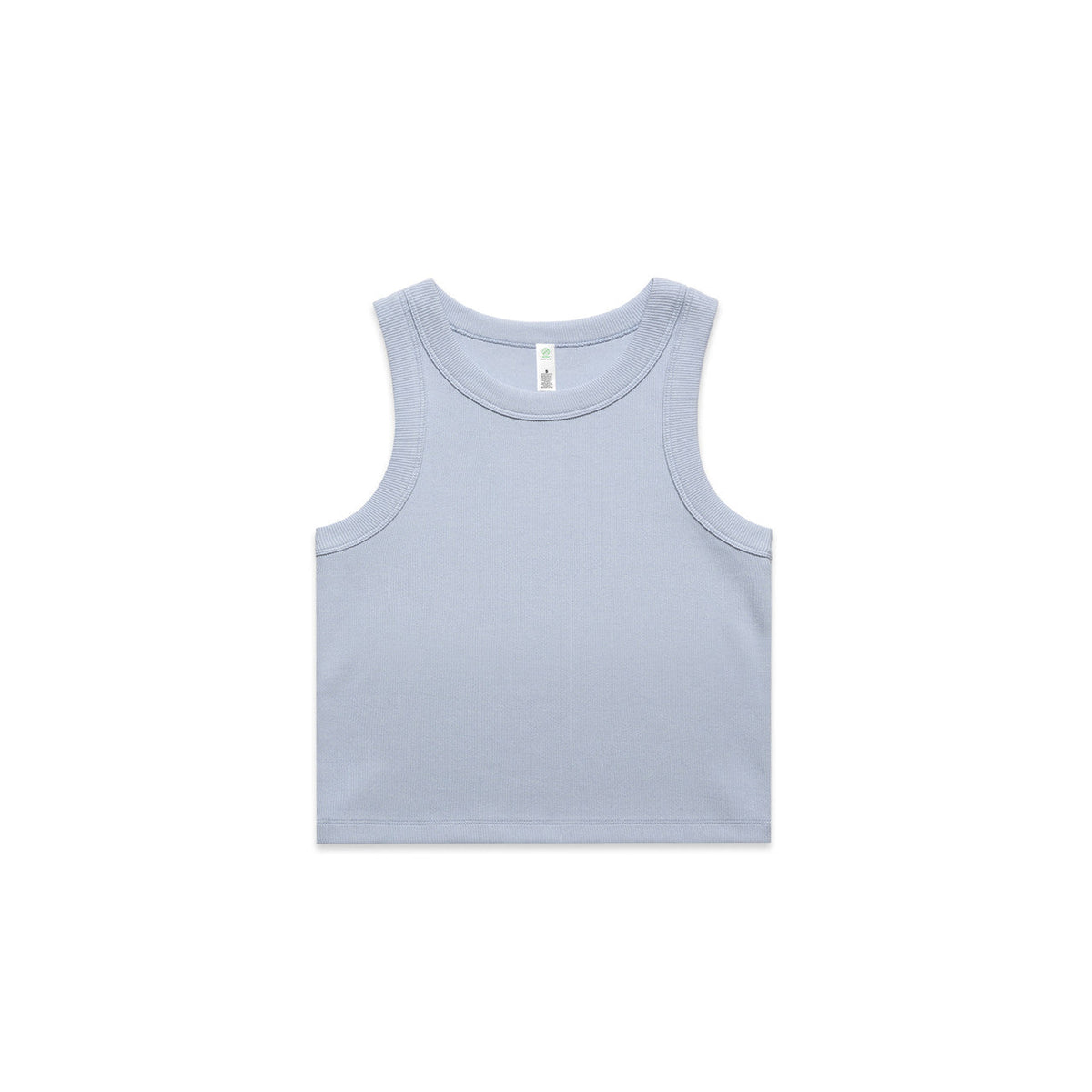 Wo's Organic Rib Crop Tank 4064G - Powder
