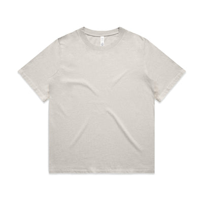 Wo's Heavy Faded Tee 4082 - Faded Bone