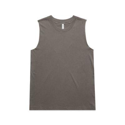 Wo's Heavy Faded Tank 4084 - Faded Grey
