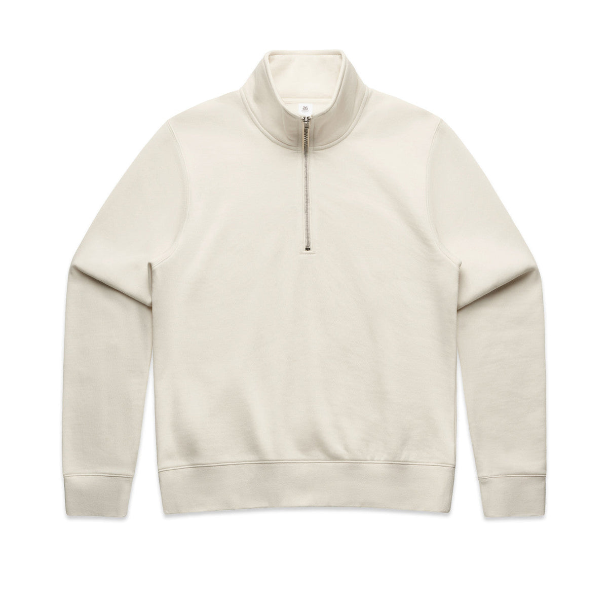 Wo's Stencil Half Zip Crew 4125 - Ecru