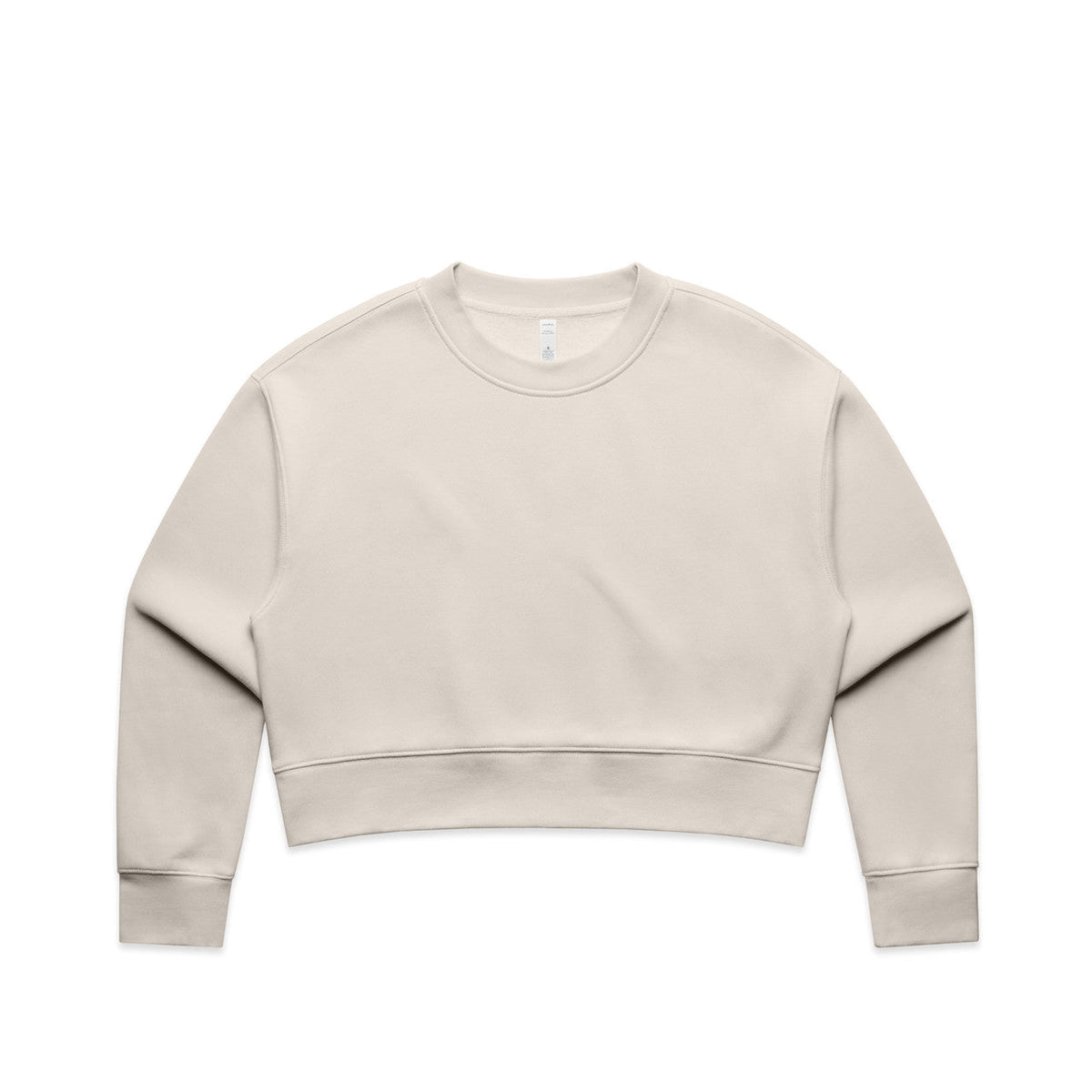 Wo's Relax Crop Crew 4169 - Bone