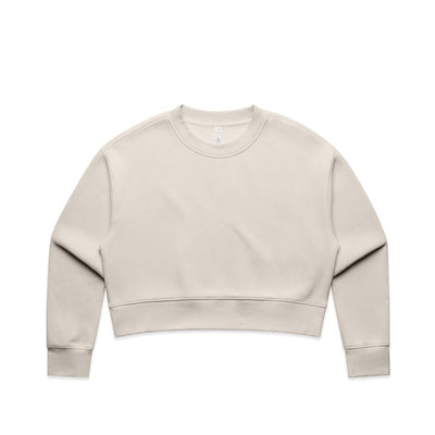 Wo's Relax Crop Crew 4169 - Bone