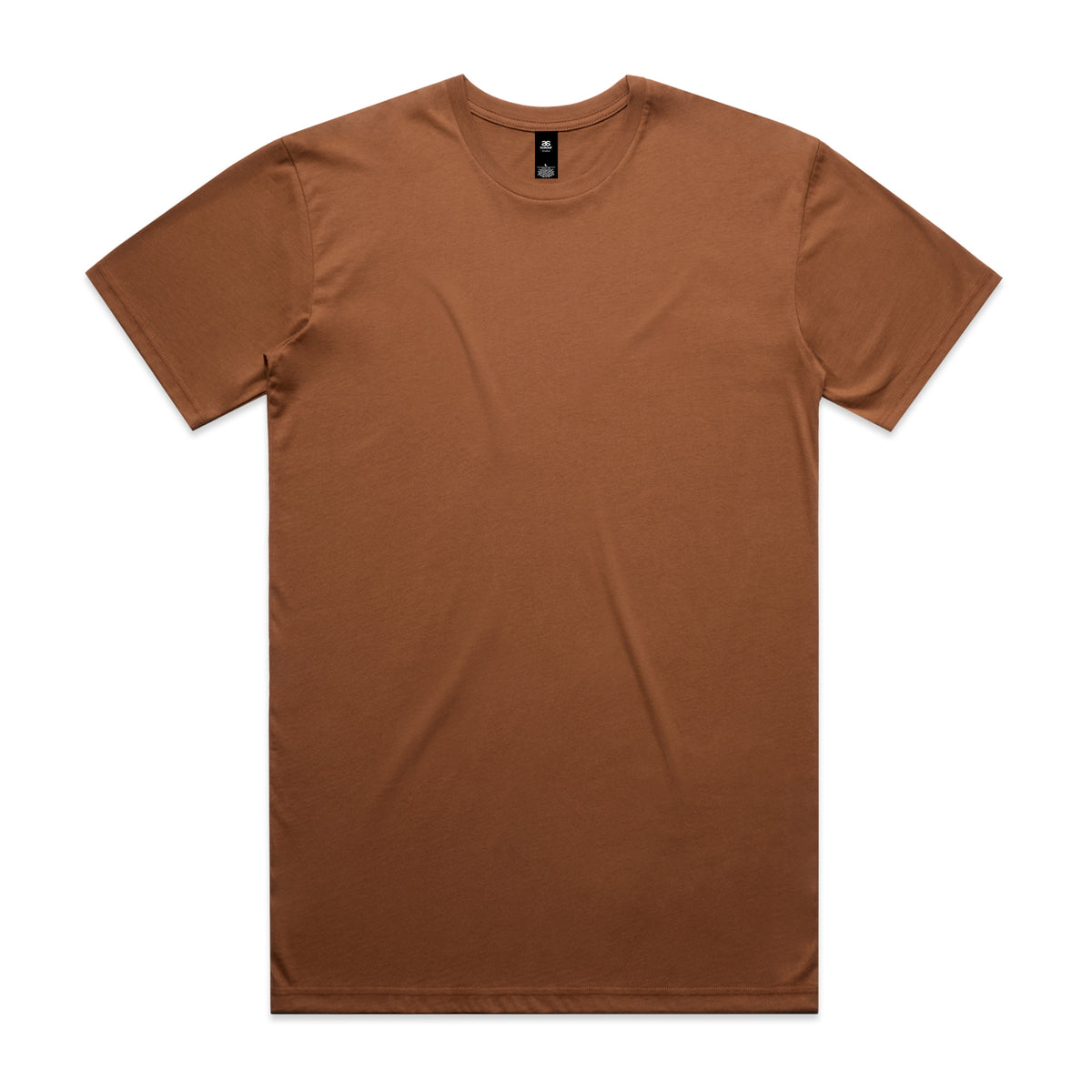 Planett staple tee is a minimalist brown cotton crew neck t-shirt perfect for casual workwear and uniforms