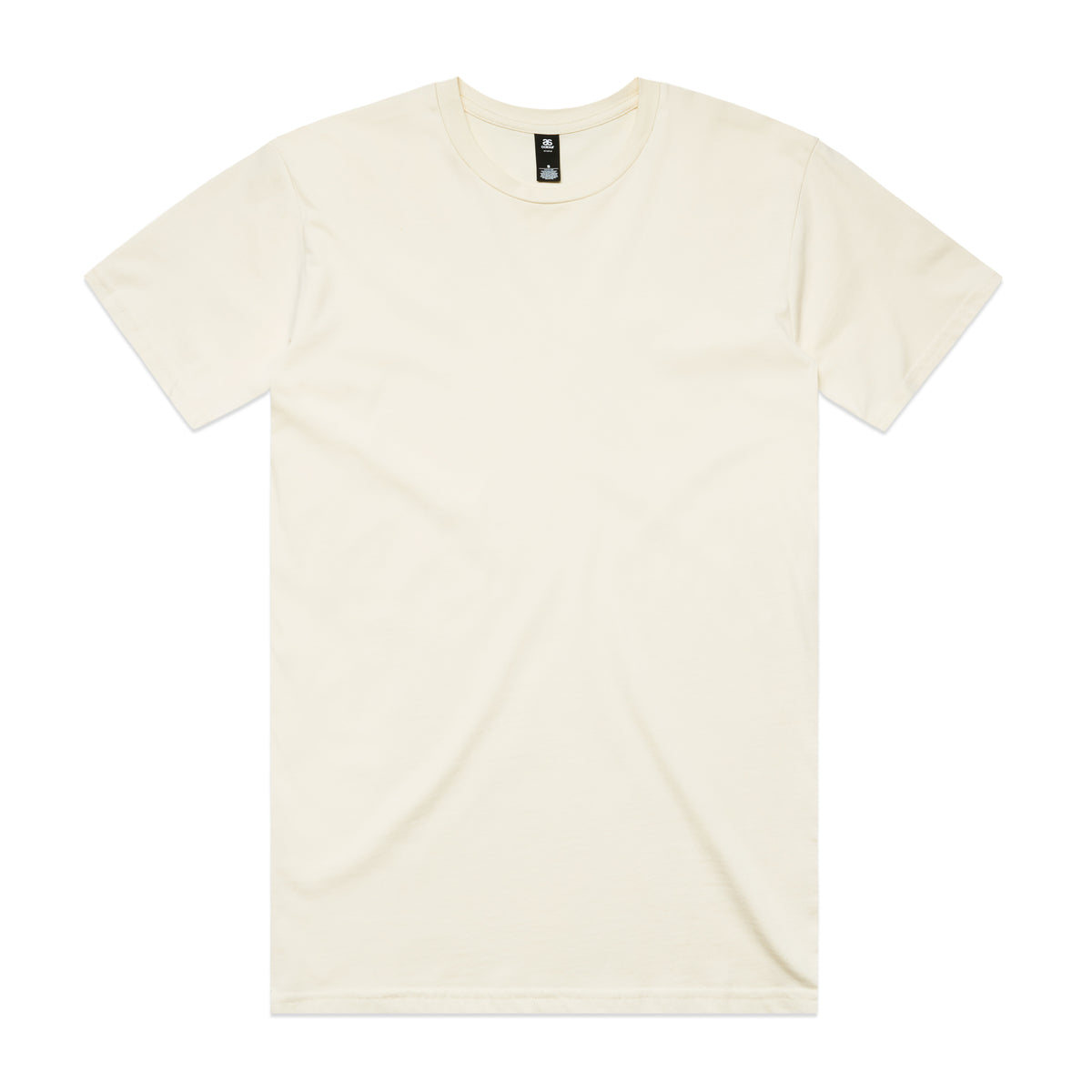 Cream-colored Planett Staple Tee made of soft cotton, perfect for comfortable workwear and work uniforms