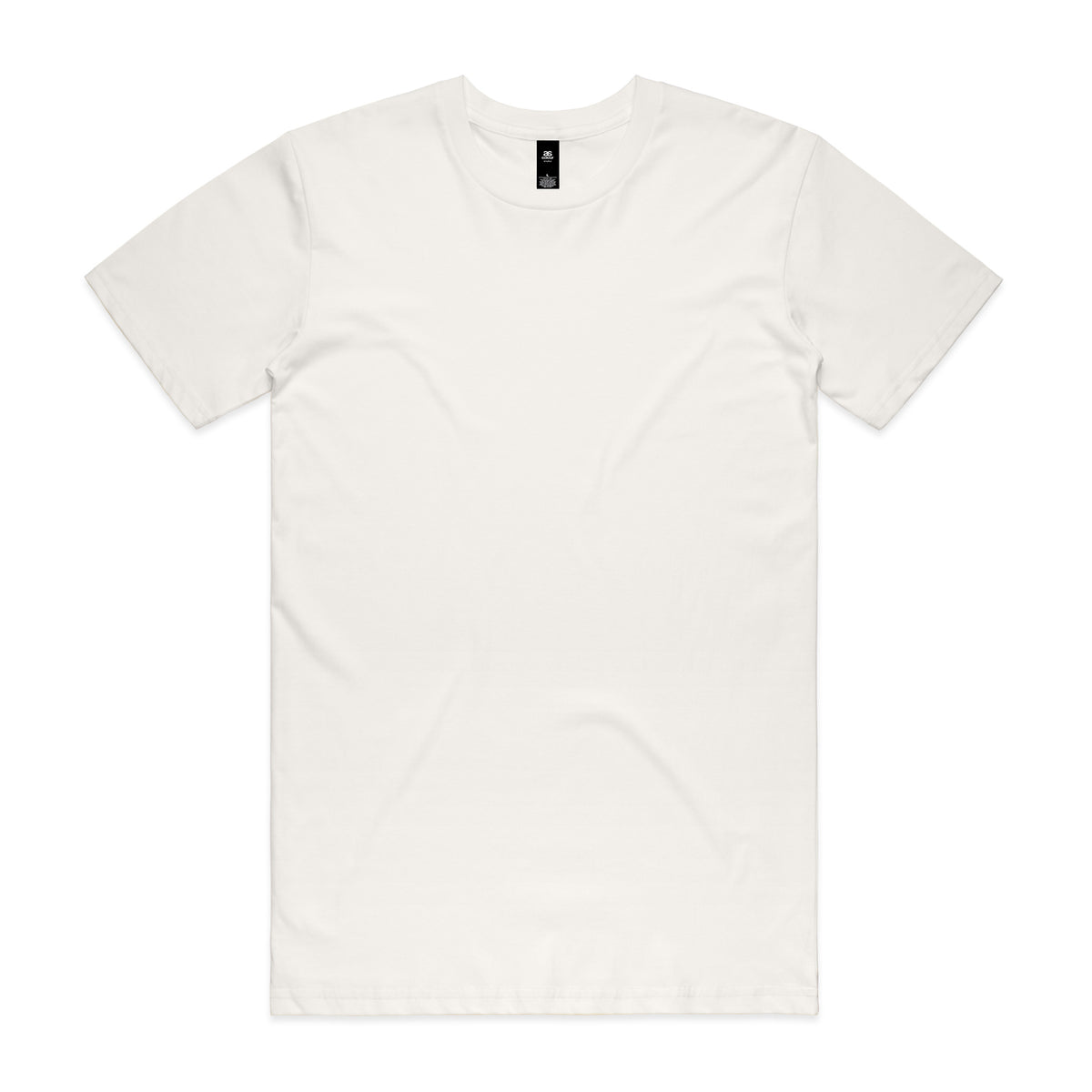 Minimalist white cotton planett staple tee with crew neck and short sleeves perfect for work uniforms and workwear