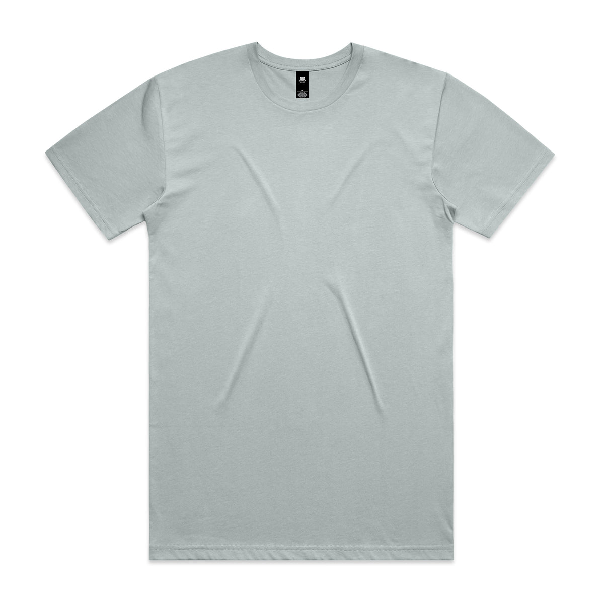 Minimalist light gray crew-neck planett staple tee with smooth fabric and subtle stitching ideal for workwear uniforms