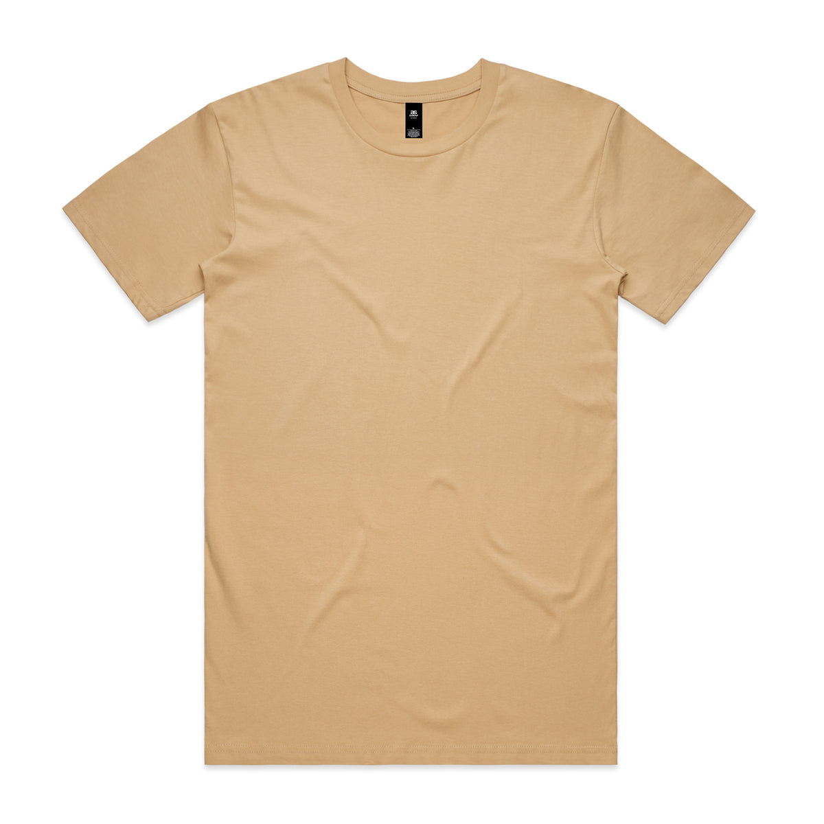 Beige planett staple tee short sleeve crew neck t-shirt with subtle texture perfect for work uniforms and workwear