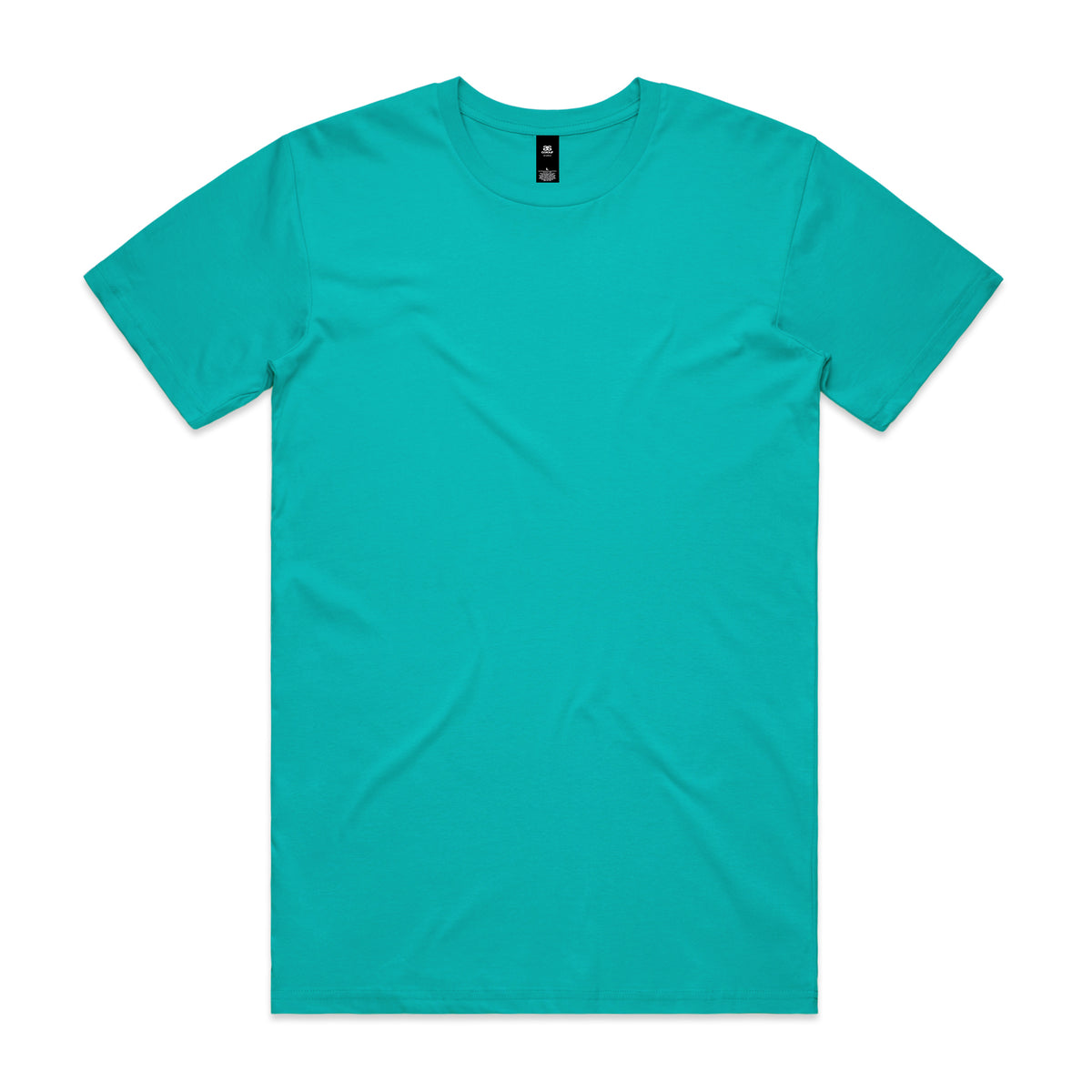 Planett staple tee solid teal short-sleeved cotton t-shirt ideal for comfortable workwear uniforms and work uniforms