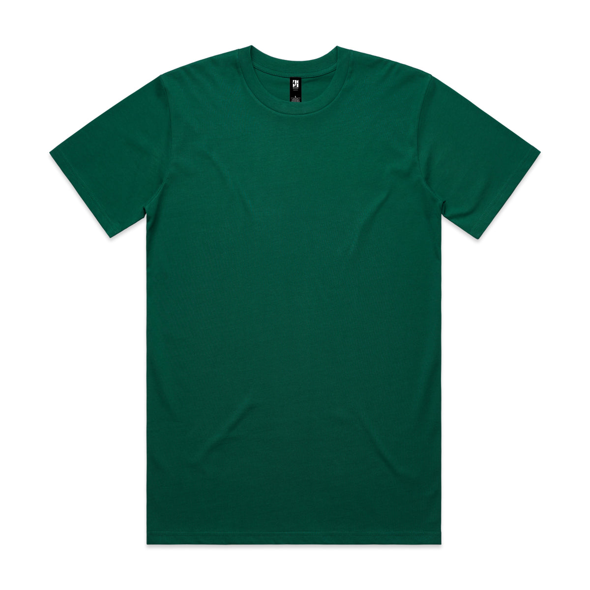 Classic heavyweight t-shirt in dark green made of soft cotton perfect for workwear and uniforms