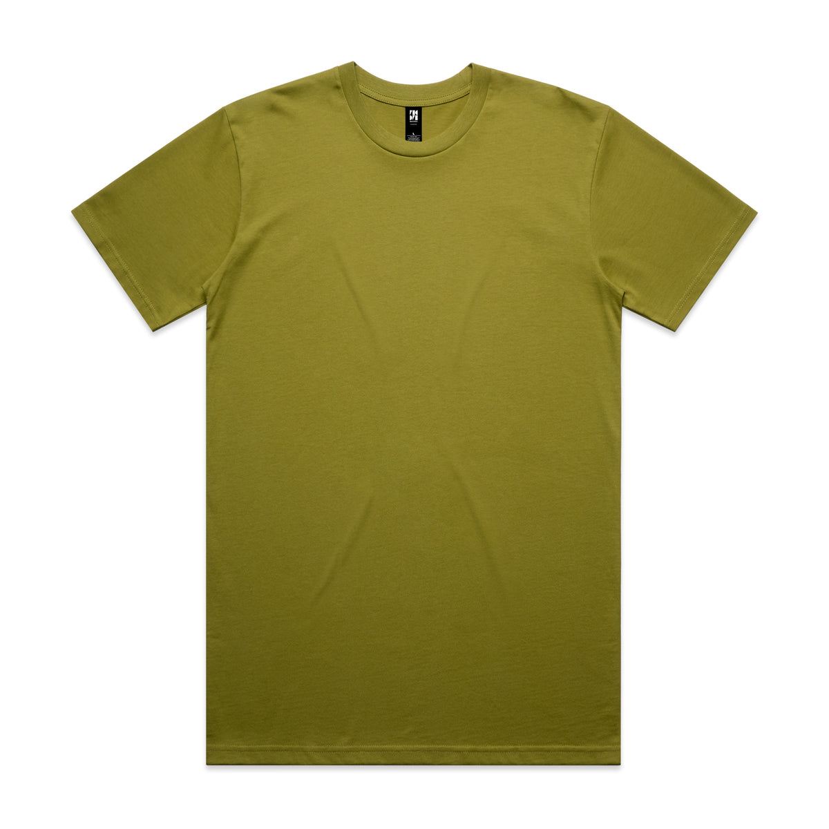 Olive green classic heavyweight short-sleeved crew neck t-shirt perfect for workwear and work uniforms