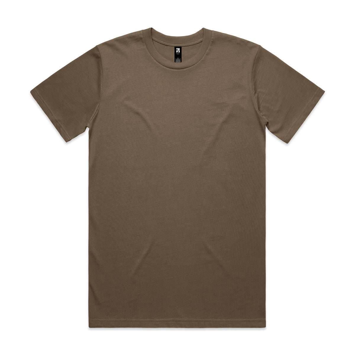 Classic heavyweight olive green cotton t-shirt with short sleeves perfect for workwear and uniforms