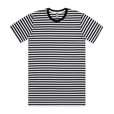 Staple Stripe Tee 5028 - Black/White