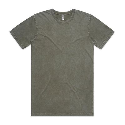 Staple Stone Wash Tee 5040 - Moss Stone