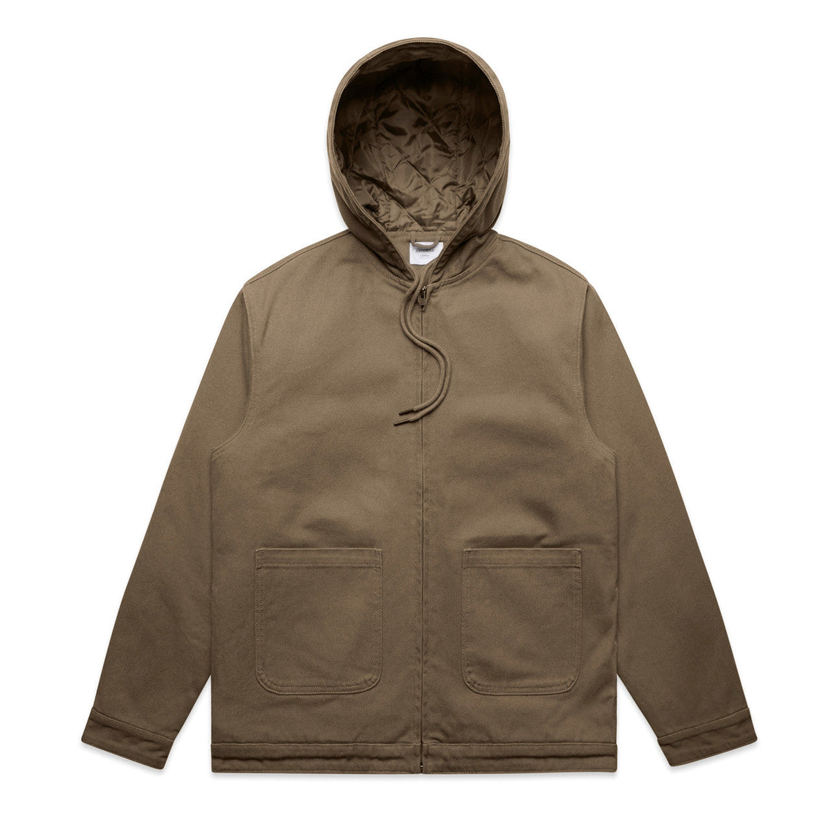 Canvas Heavy Hooded Jacket 5529 - Walnut