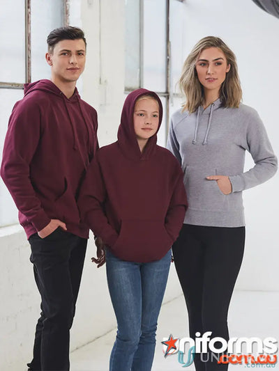 Three people wearing colorful warm hug fleecy hoodie cotton rich pullover hoodies