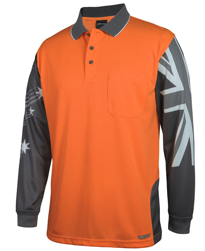 HiVis Southern Cross LS Polo