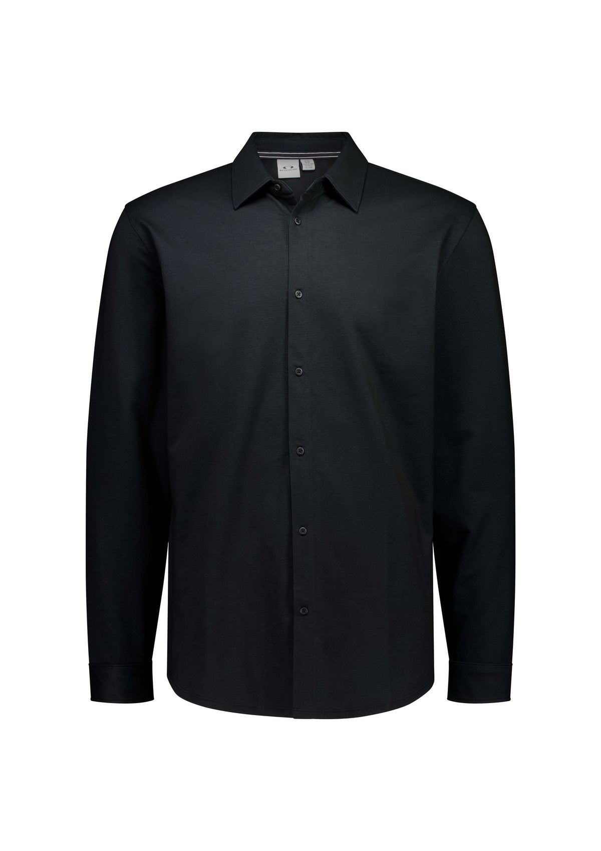 Biz Collection Mens Venture Long Sleeve Shirt BS2619ML in Black product view