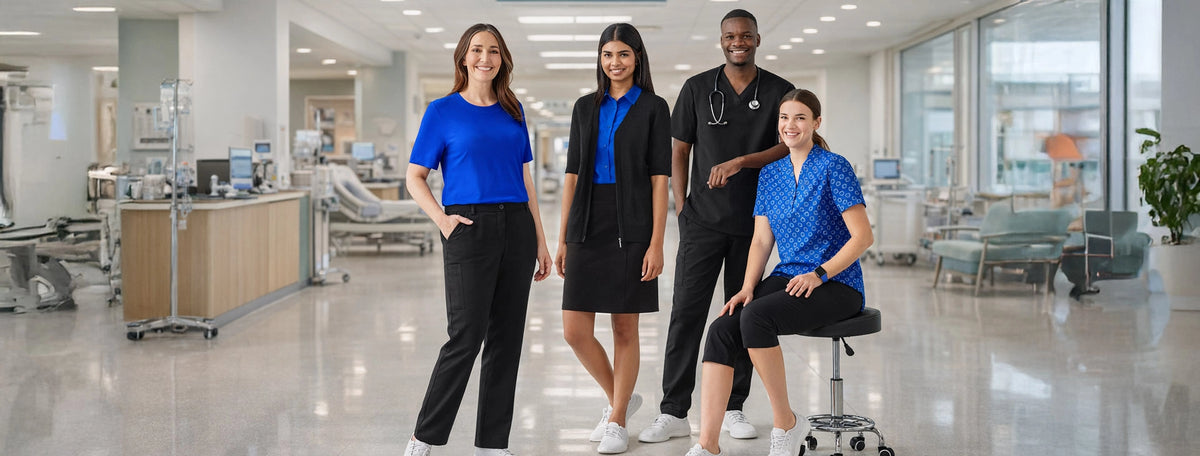 Group of Healthcare Professionals in Hospital Australia | Doctors & Nurses in Medical Workwear