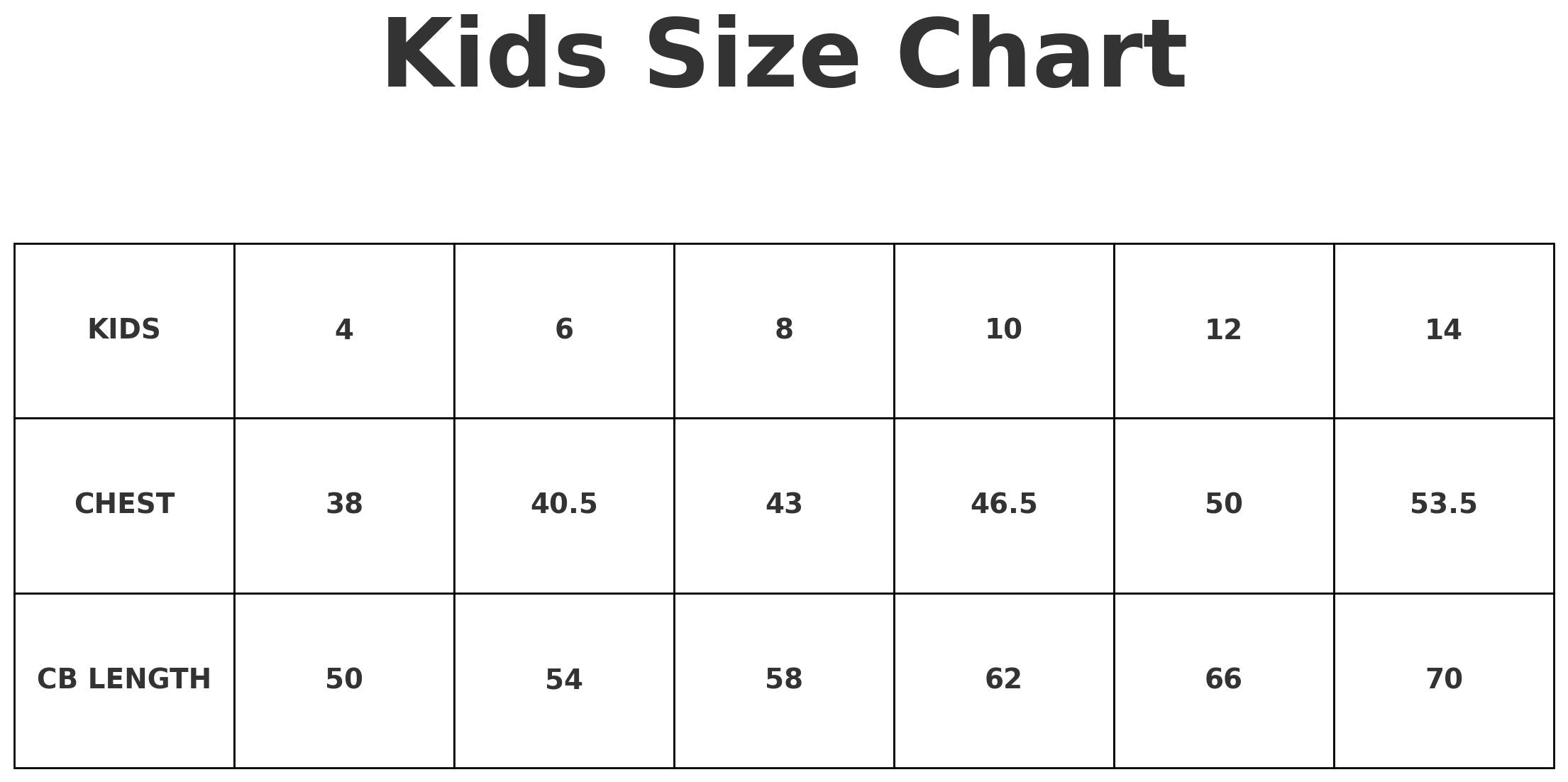 Youth Layer Softshell Jacket size chart