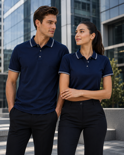 Ladies Bobbin Contrast Polo