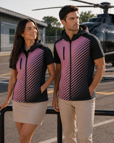 SNDSKN VT-C116 Custom Hooded Softshell Vest