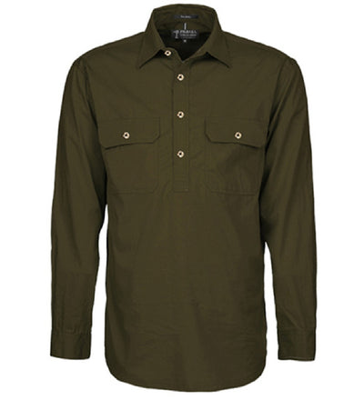 Pilbara Closed Front LS Shirt