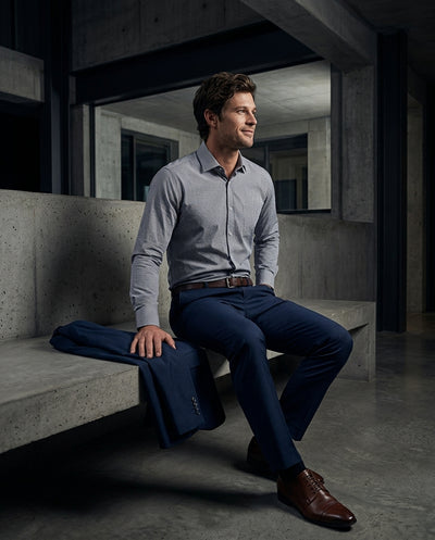 Renew Slim Fit Flat Front Pant
