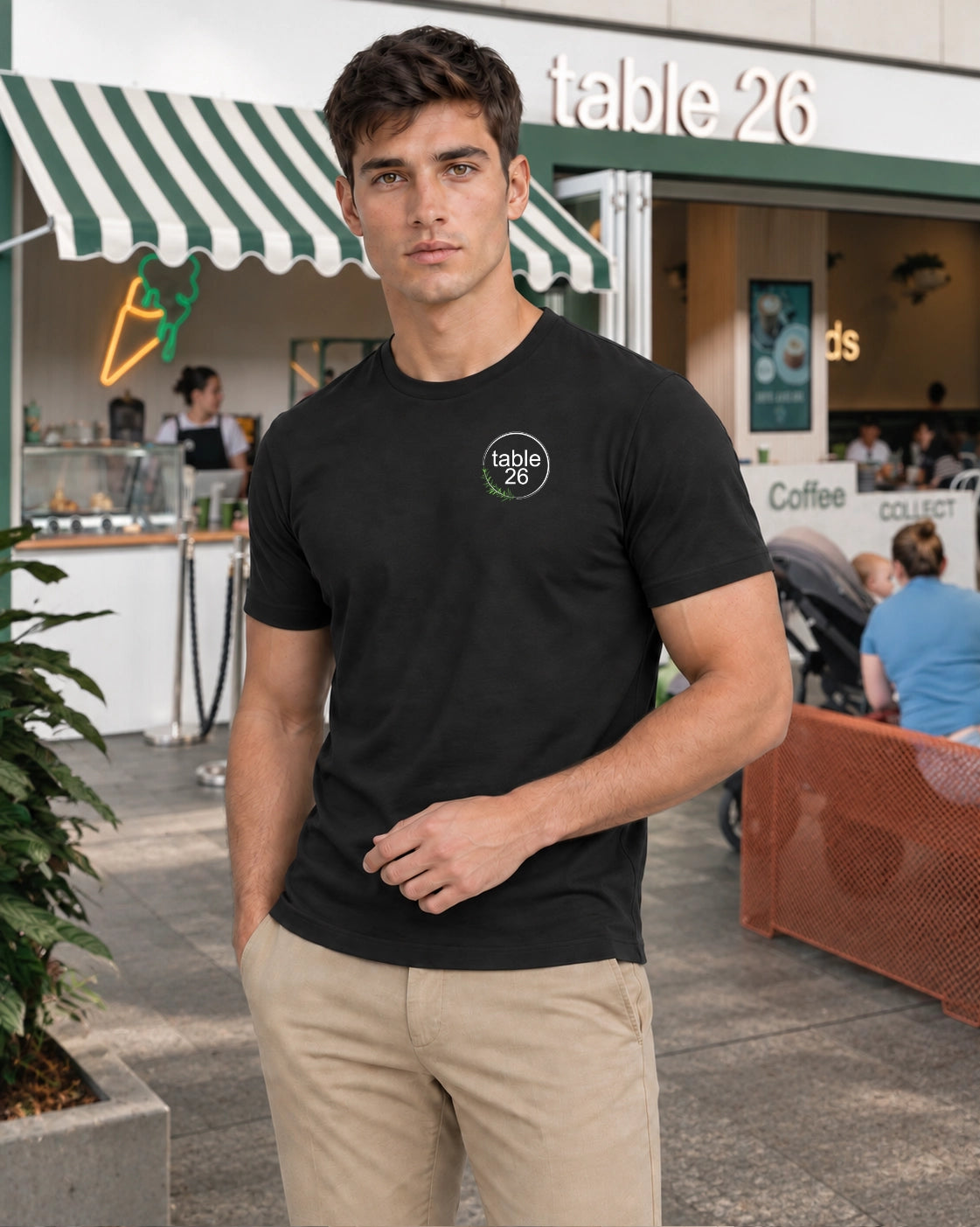 Adult Table26 Tee | EMB+PR