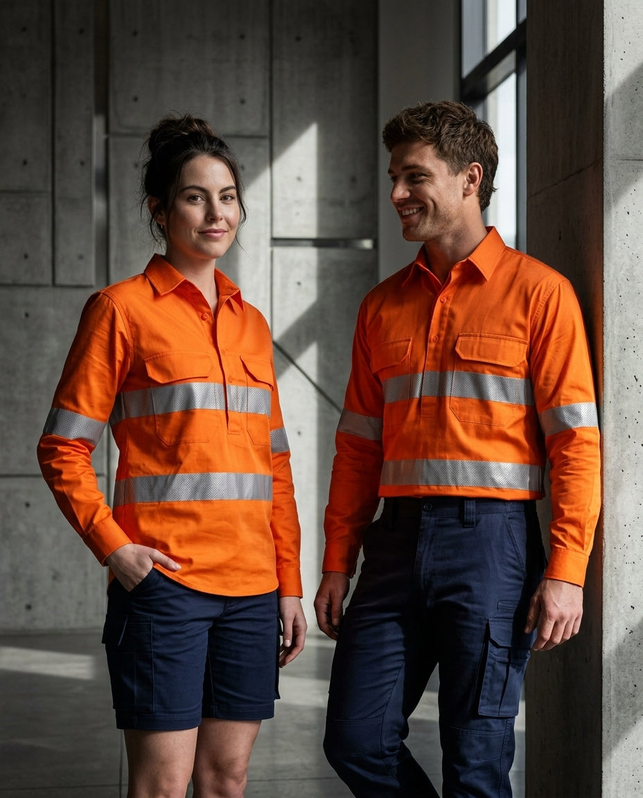 Unisex HiVis Cool Breeze Closed Front Shirt