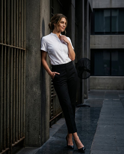 Womens Renew Mid-Waist Slim Leg Pant