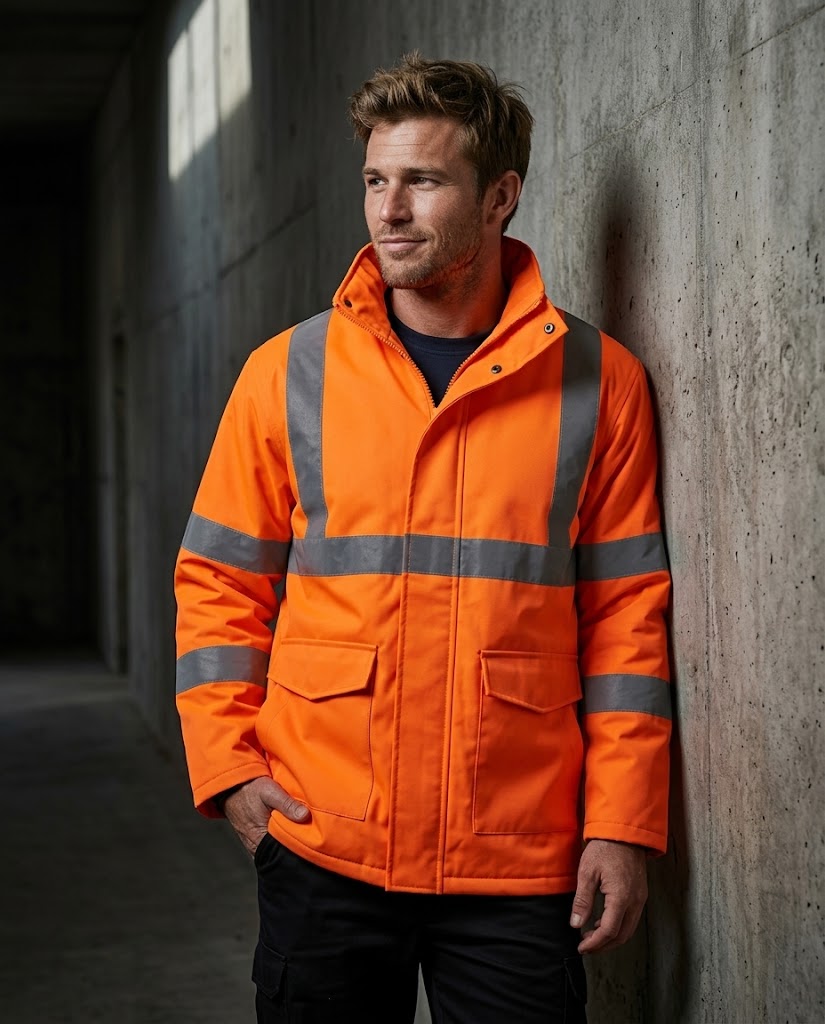 WorkCraft NSW Rail Hi Vis Reflective Jacket