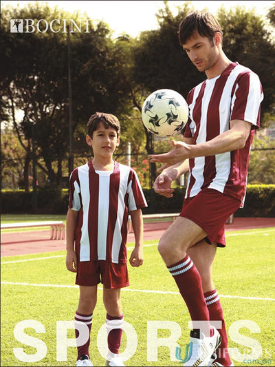 Bocini CT1102 Adult Striped Soccer Jersey front product image