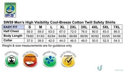 Winning Spirit SW59 AIW HiVis CoolBreeze SS Shirt