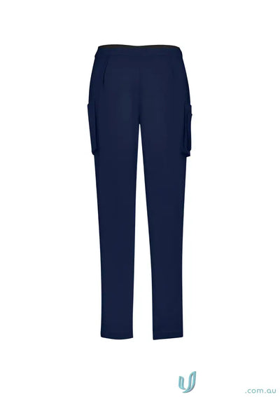 Biz Collection CSP943LL Avery Ladies Slim Leg Scrub Pant in Navy