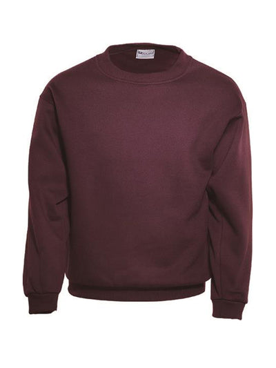 Bocini Kids Crew Neck Fleece CJ1320 - Maroon