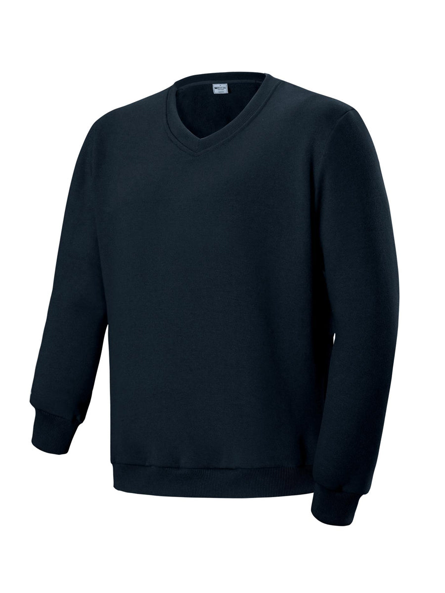 Bocini Kids V Neck Fleece Jumper CJ1618 - Black
