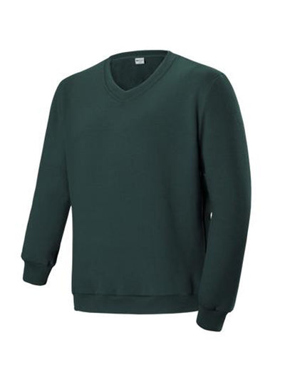 Bocini Kids V Neck Fleece Jumper CJ1618 - Bottle Green