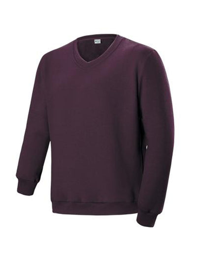 Bocini Kids V Neck Fleece Jumper CJ1618 - Maroon