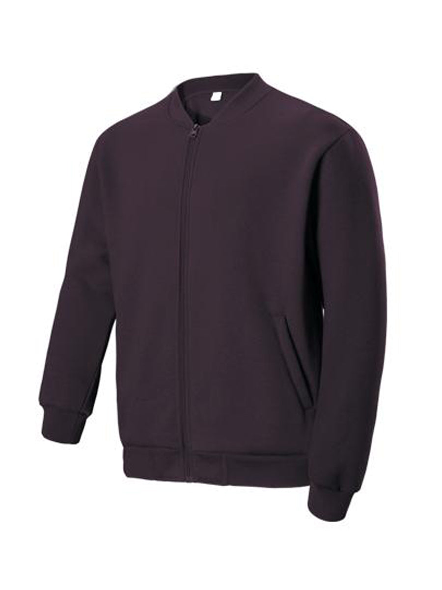 Bocini Kids Fleece Jacket With Zip CJ1621 - Maroon