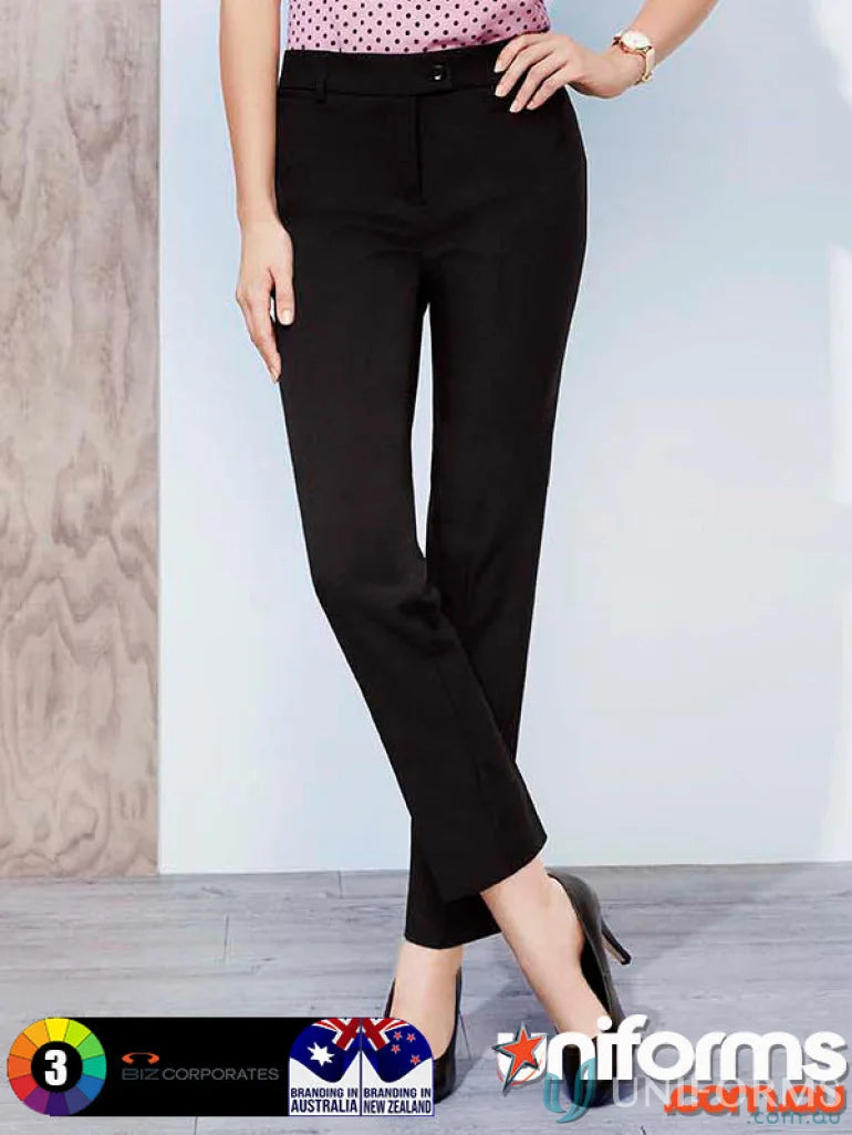 Black womens cool stretch slim leg pants from Cool Stretch Slim Leg Pant collection