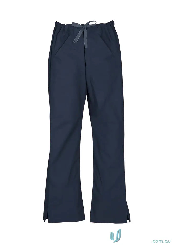 Navy blue BizCare Classic Ladies Scrub Pant h10620 with drawstring for comfort